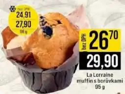 Jip La Lorraine muffins borůvkami nabídka