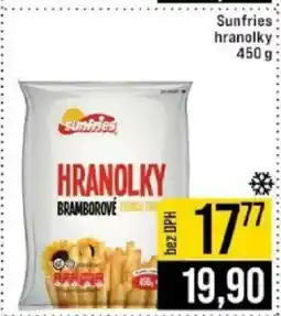 Jip Sunfries hranolky nabídka