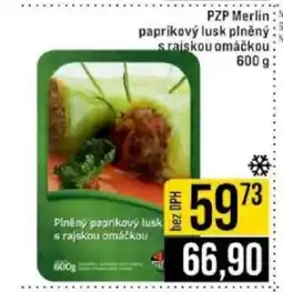 Jip PZP Merlin paprikový lusk plněný s raiskou omáčkou nabídka