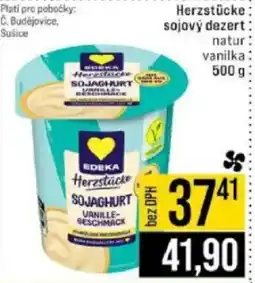 Jip Herzstücke sojový dezert natur vanilka nabídka