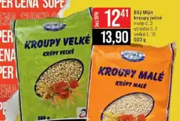 Jip Bilý Mlýn kroupy ječné nabídka