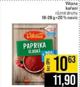 Jip Vitana koření nabídka