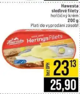 Jip Hawesta sledové filety hořčičný krém nabídka