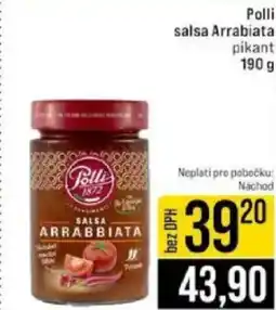 Jip Polli salsa Arrabiata pikant nabídka