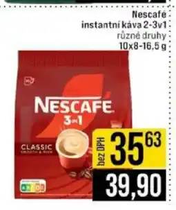 Jip Nescafé instantní káva 2-3v1 nabídka