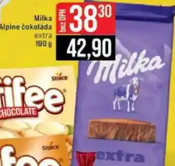 Jip Milka Alpine čokoláda nabídka