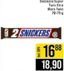 Jip Snickers SuperTwix XtraMars Twin nabídka