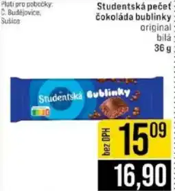 Jip Studentská pečeť čokoláda bublinky nabídka