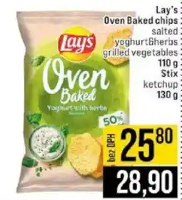 Jip Lay's Oven Baked chips nabídka