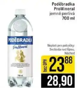 Jip Poděbradka ProMineral jemně perlivá nabídka