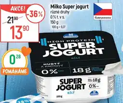 Globus Milko Super jogurt nabídka