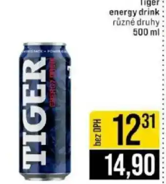 Jip Tiger energy drink nabídka