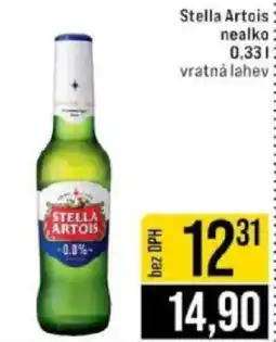 Jip Stella Artois nealko nabídka