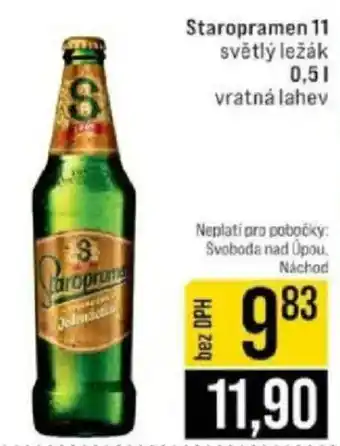 Jip Staropramen 11 světlý ležák nabídka