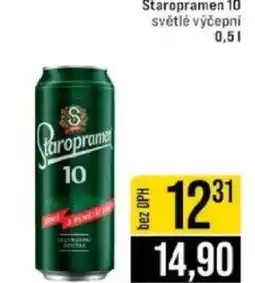 Jip Staropramen 10 světlé výčepní nabídka