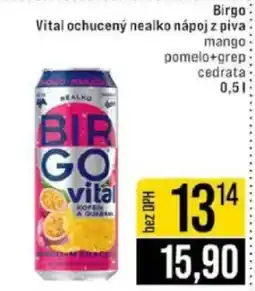 Jip Birgo Vital ochucený nealko nápoj z piva nabídka