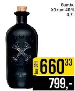 Jip Bumbu XO rum 40% nabídka
