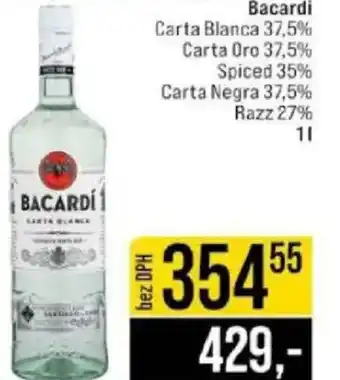 Jip Bacardi nabídka