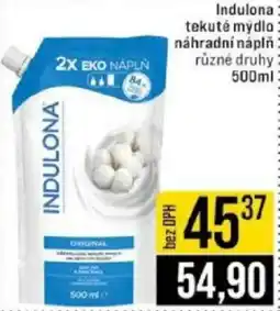 Jip Indulona tekuté mýdlo náhradní náplň nabídka