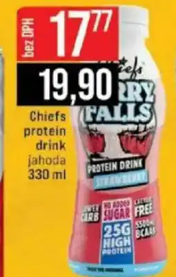 Jip Chiefs protein drink jahoda nabídka