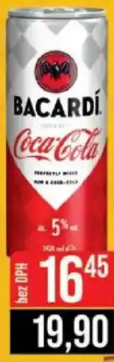 Jip Bacardi Rum&Coca-Cola 5% nabídka