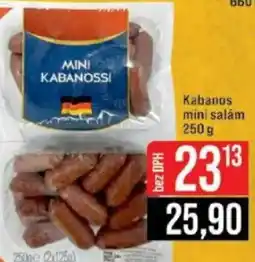 Jip Kabanos mini salám nabídka