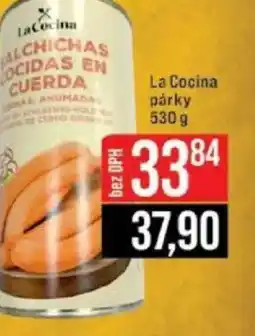 Jip La Cocina párky nabídka