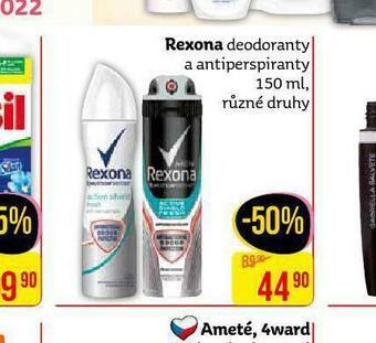 Teta Rexona deodorant nabídka