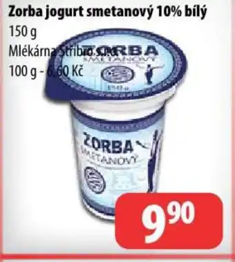 Partner Maloobchodní síť Zorba jogurt smetanový 10% bílý nabídka
