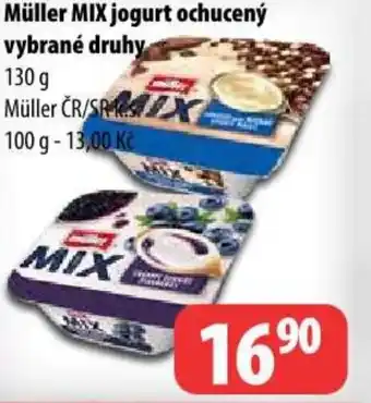 Partner Maloobchodní síť Müller MIX jogurt ochucený nabídka