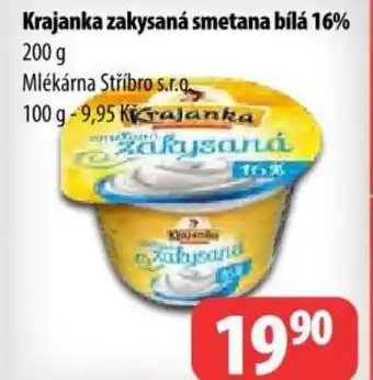 Partner Maloobchodní síť Krajanka zakysaná smetana bílá 16% nabídka