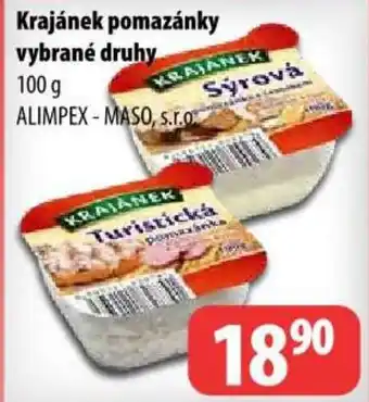 Partner Maloobchodní síť Krajánek pomazánky nabídka
