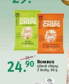 Rossmann Bombus rýžové chipsy nabídka