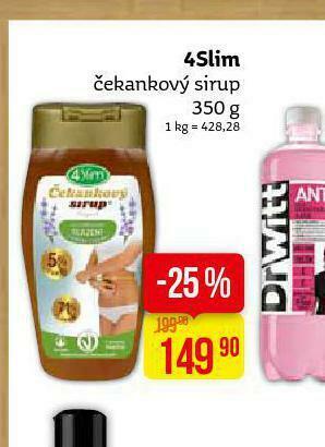 Teta 4slim čekankový sirup nabídka