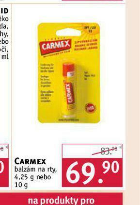 Rossmann Carmex balzám na rty nabídka