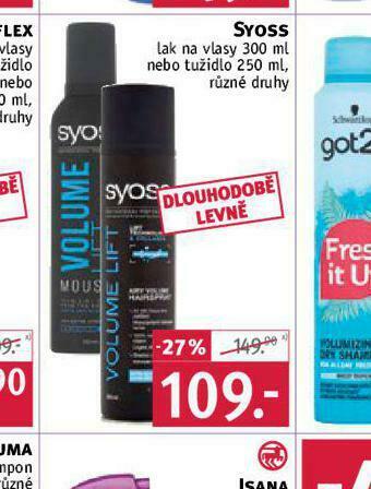 Rossmann Syoss lak, tužidlo nabídka