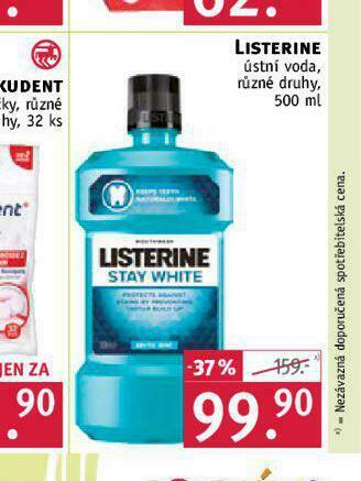 Rossmann Listerine ústní voda nabídka