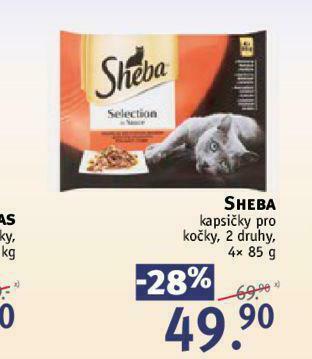 Rossmann Sheba kapsičky pro kočky nabídka