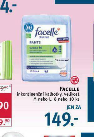 Facelle inkontinenční kalhotky