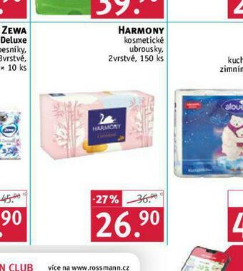 Rossmann Harmony kosmetické ubrousky nabídka