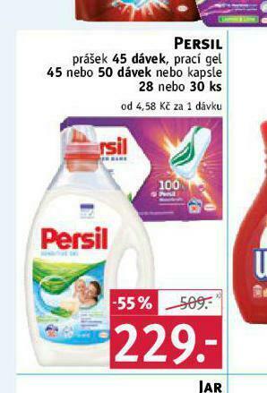 Rossmann Persil prací prostředek nabídka