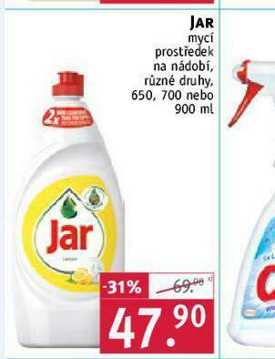 Rossmann Jar prostředek na nádobí nabídka