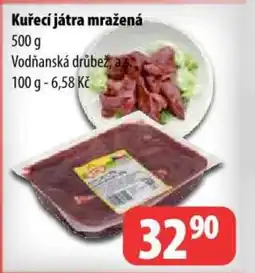 Partner Maloobchodní síť Kuřecí játra mražená nabídka