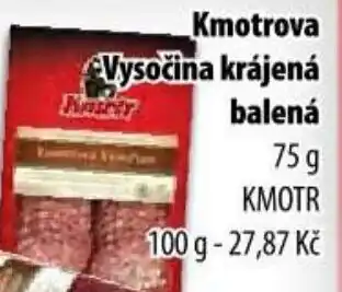 Partner Maloobchodní síť Kmotrova Vysočina krájená balená nabídka