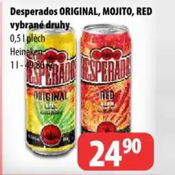 Partner Maloobchodní síť Desperados original, mojito, red nabídka