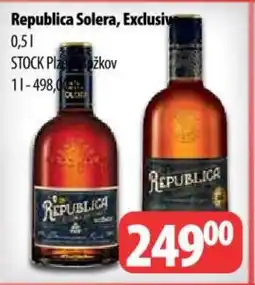 Partner Maloobchodní síť Republica Solera, Exclusive nabídka