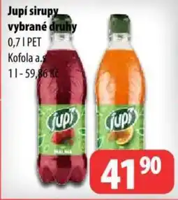 Partner Maloobchodní síť Jupí sirupy nabídka