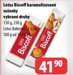 Partner Maloobchodní síť Lotus Biscoff karamelizované sušenky nabídka