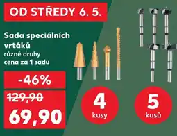 Kaufland Sada speciálních vrtáků nabídka
