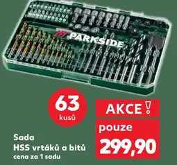 Kaufland Sada HSS vrtáků a bitů nabídka